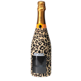 Tan Leopard Champagne Bottle Wrap
