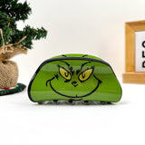 Green Goblin Face Hair Claw Clip: Green