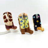 Cowboy Boots Acrylic Hair Claw Clip: A