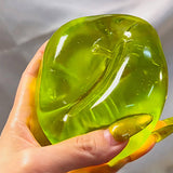 Green jelly Apple squishy Toy apple stress ball gift: Green