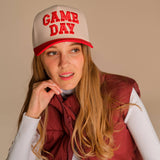 C.C GAME DAY Embroidered Cotton Baseball Cap: Navy