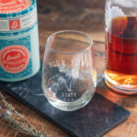 Custom West Virginia Town Glasses: Old Fashioned / Truck