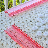 ROSE SCALLOPED MAHJONG RACKS