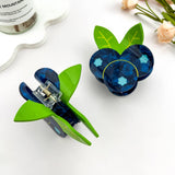Blueberry Cluster Acetate Hair Claw Clip – Summer Fruit: Blueberry