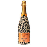 Tan Leopard Champagne Bottle Wrap