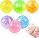Maltose Stress Relief Ball glitter squishy toy-random color: 4cm Textured ball