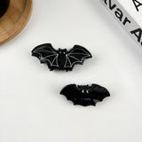 Black Bat Claw Clip,Halloween Hair Clip: Medium