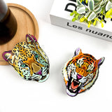 Tiger Head Hair Claw Clip, Cheetah Head Hair Clip: Tiger