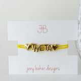 Sorority Cord Bracelet: ♡APHI♡