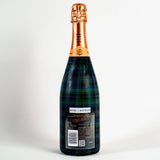 Blue & Green Christmas Tartan Champagne Bottle Wrap
