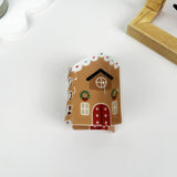 Christmas Vintage House Hair Claw Clip: D