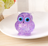 Maltose Realistic Owl Squeeze Toy: Purple