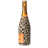 Tan Leopard Champagne Bottle Wrap
