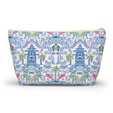 Britt Mills Mahjong Tile Pouch: Palm Beach Teal