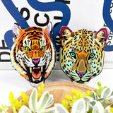Tiger Head Hair Claw Clip, Cheetah Head Hair Clip: Tiger