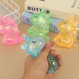 Maltose Glitter unicorn squishy toy-Random Color: Glitter