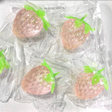 Maltose Glitter pink jelly strawberry squishy toy