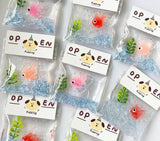 Summer Mini goldfish octopus squishy toy-random color: Dolphin