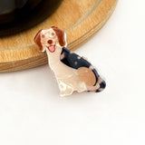 Mini Dog Series Hair Claw Clips, Cute Puppy Animal Hair Clip: K