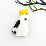 Adorable Playful Casual Dog Acetate Animal Hair Claw CliP: B