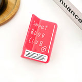 Pink Sweet Book Notebook Claw Clip, Acetate Hair Clip