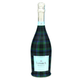 Blue & Green Christmas Tartan Prosecco Bottle Wrap