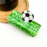 Soccer Ball Claw Clip, Football Match Spectator Hair Clip: B