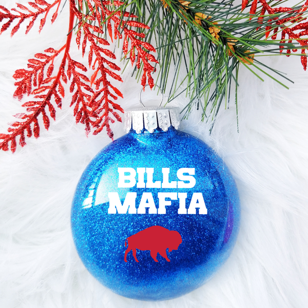 BILLS MAFIA GLITTER ORNAMENT