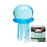 Sequin Glitter jellyfish squishy sensory toy-no brand: Jelly Green-Highly recommended