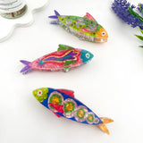 Tropical Leaf Acrylic Hair Claw Clip Beach Style: Pink