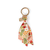 Floral Satin Keychain: Waterfall Floral