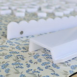 MILK GLASS MAJONG RACKS