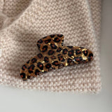 Vintage Leopard Print Acetate Hair Claw Clip MK2PPM6W6HCP541: C2
