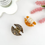 Mushroom Plant Acetate Hair Claw Clip: Brown