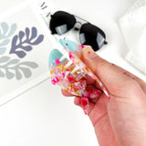 Acetate Cartoon Fish Hair Clip Cute Marine Animal Claw Clips: Pink