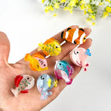 Ocean Fish Mini Claw Clip, Whale Hair Clip: Pink Whale