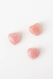 Rose Quartz Reiki Crystal Hearts - Small