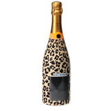 Tan Leopard Champagne Bottle Wrap