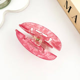 Retro Cartoon Telephone Acrylic Hair Claw Clip: Pink