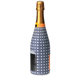 Navy & White Cane  Champagne