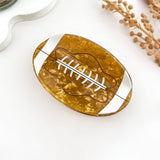 Football & Basketball Sports Hair Claw Clip: Soccer