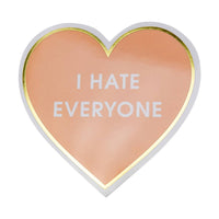 I Hate Everyone - Heart - Vinyl Sticker