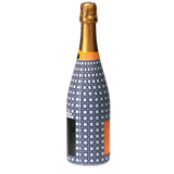 Navy & White Cane  Champagne