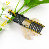 🐝 Queen Bee Elegance – Acetate Honeybee Claw Clip: Yellow