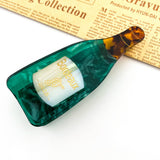 Wine Bottle-Shaped Hair Claw Clip