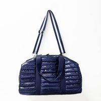 WEEKENDER TRAVEL BAG PUFFER BAG -Sapphire