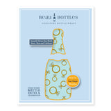 Blue Engagement Ring Champagne Bottle Wrap
