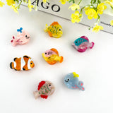 Ocean Fish Mini Claw Clip, Whale Hair Clip: Clownfish