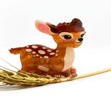 Adorable Calm Deer Animal Printed Hair Claw Clip: Brown