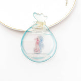 New Design Fish in Transparent Bag Acrylic Hair Claw Clip: Goldfish